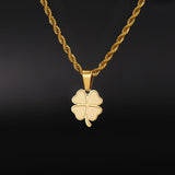 Leaf Clover Necklace For Him