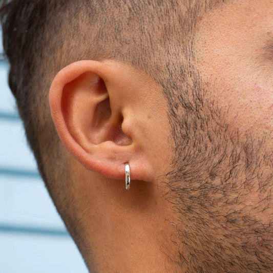Classic Hoop Earrings For Men