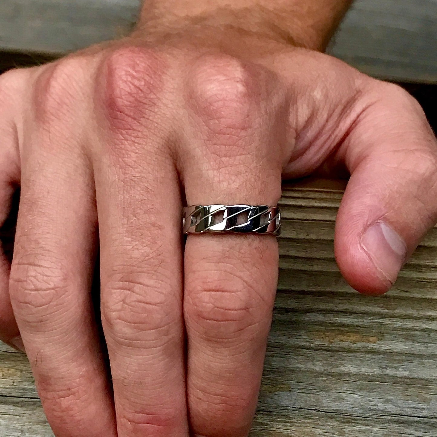 Linked Wedding Band