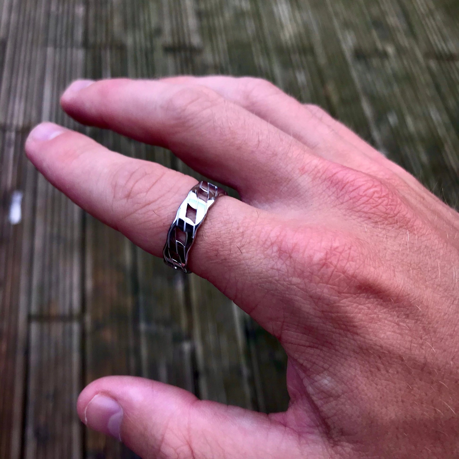 Linked Wedding Band