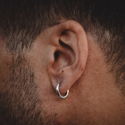 Classic Hoop Earrings For Men