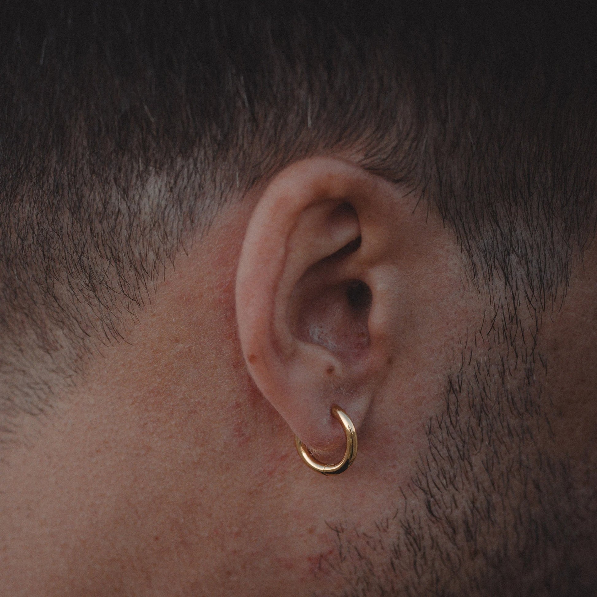 Classic Hoop Earrings For Men