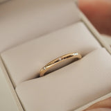 0.01 TCW Round Cut Lab-Grown Diamond Flush Setting Wedding Band