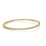 2 TCW Round Shaped Lab-Grown Diamond Tennis Bracelet