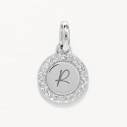 0.14 TCW Round Lab-Grown Diamond Engravable Necklace