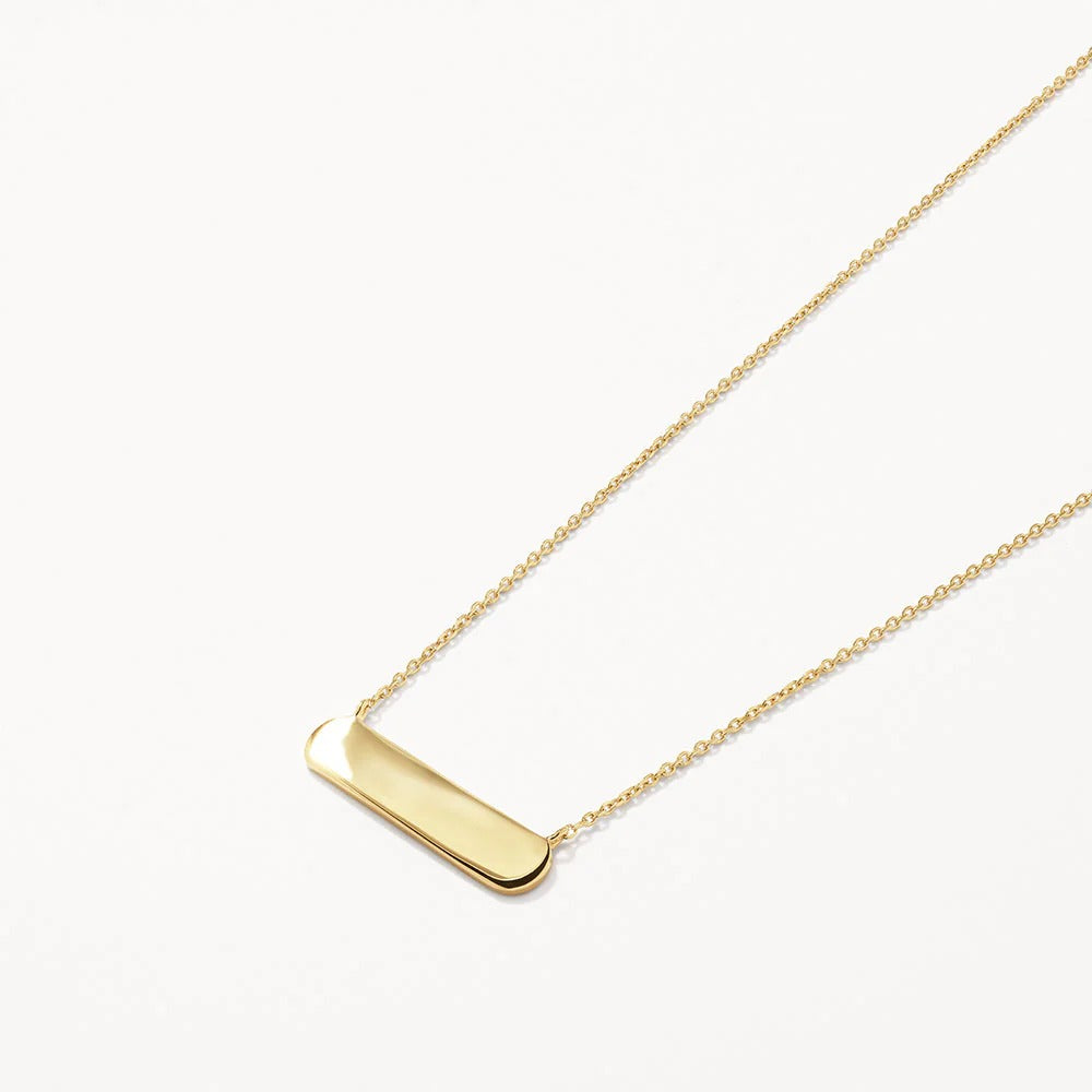 Engravable Bar Necklace