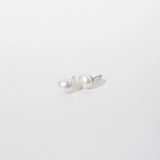 June-Pearl Birthstone Stud Earrings