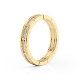 0.25 TCW Round Cut Lab-Grown Diamond Eternity Wedding Band