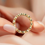 3.5 TCW Round Lab-Grown Diamond Bezel Full Eternity Wedding Band