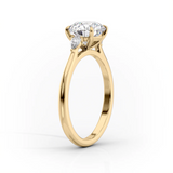 2 CT Asscher Cut Three Stone Lab-Grown Diamond Engagement Ring