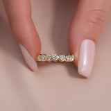 1.5 TCW Round Lab-Grown Diamond Bezel Full Eternity Wedding Band