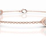 3 TCW Emerald & Marquise Shaped Lab-Grown Diamond Clover Bracelet