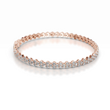 7.5 TCW Round Shaped Lab-Grown Diamond Tennis Bracelet