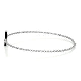 0.3 TCW Round Shaped Lab-Grown Diamond Initial Bracelet