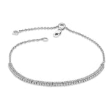 2 TCW Round Lab Grown Diamond Tennis Bracelet