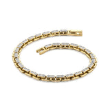 0.85 TCW Round Lab Grown Diamond Cuban Chained Bracelet