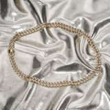 3 TCW Round Lab Grown Diamond Cuban Necklace