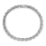 0.85 TCW Round Lab Grown Diamond Cuban Chained Bracelet