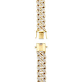 3 TCW Round Lab Grown Diamond Cuban Necklace