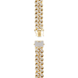 3.5 TCW Round Lab Grown Diamond Cuban Chained Bracelet