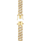 0.5 TCW Round Lab Grown Diamond Cuban Chained Bracelet