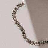 1.2 TCW Round Lab Grown Diamond Cuban Necklace