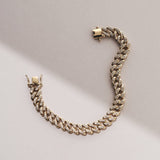 0.5 TCW Round Lab Grown Diamond Cuban Chained Bracelet