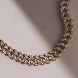 0.5 TCW Round Lab Grown Diamond Cuban Chained Bracelet