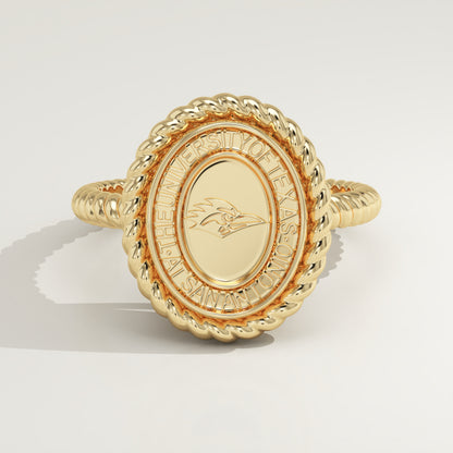 University Of Texas Style Statement Ring